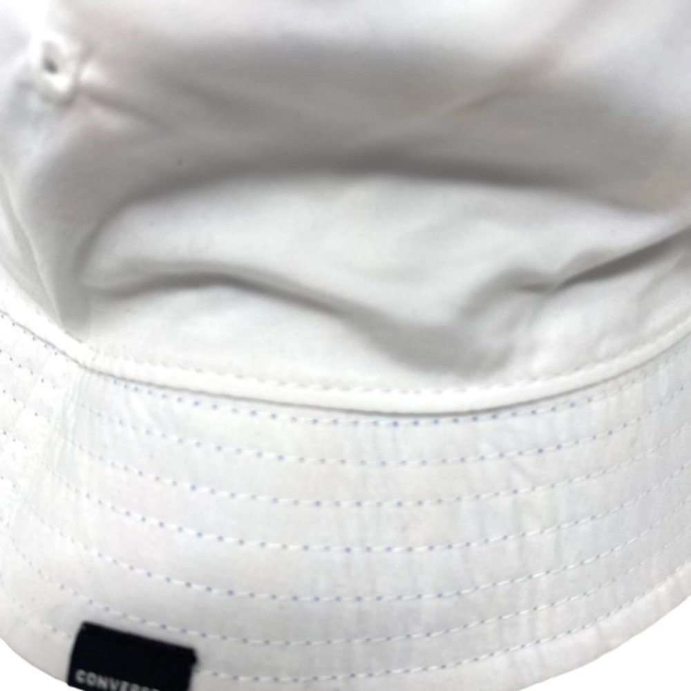 🔥HOT SALE🔥Converse Reversible Bucket Hat Multi White Canvas 10021446-102 - Picture 3 of 6
